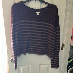BP Brown and Gray Crew Neck Sweater